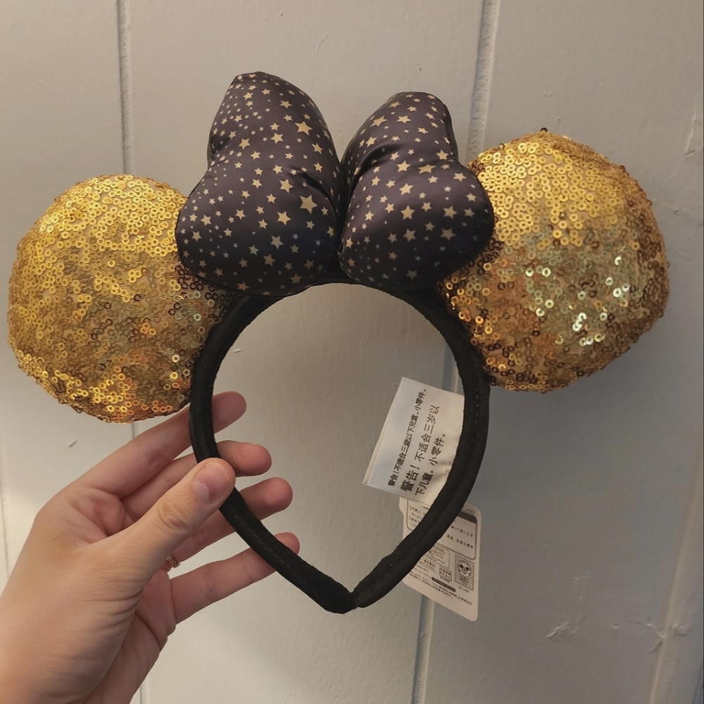 NWT Gold & Black Disney Ears